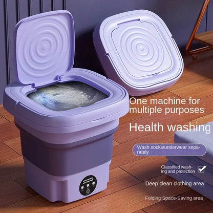 Spin & Go: The Ultimate Portable Washing Machine for Life on the Move