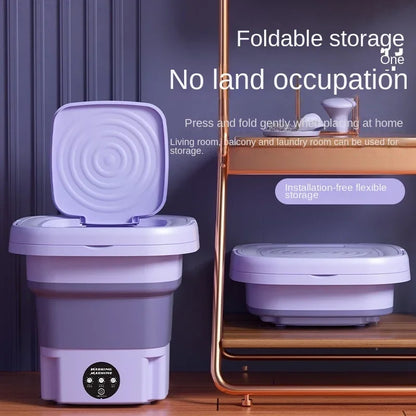 Spin & Go: The Ultimate Portable Washing Machine for Life on the Move