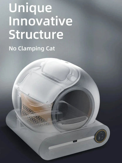 Self-Cleaning Cat Litter Box 65L - SmartLitter Pro with App Control & Ionic Deodorizer | Top Rated Automatic Litter Tray for Cats | Shop Now for a Fresher, Cleaner Home | Essential Pet Care Product