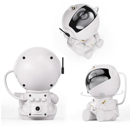 AstroDreamer Galaxy: Astronaut LED Star Projector - Starry Night Light for Bedroom & Home Decor