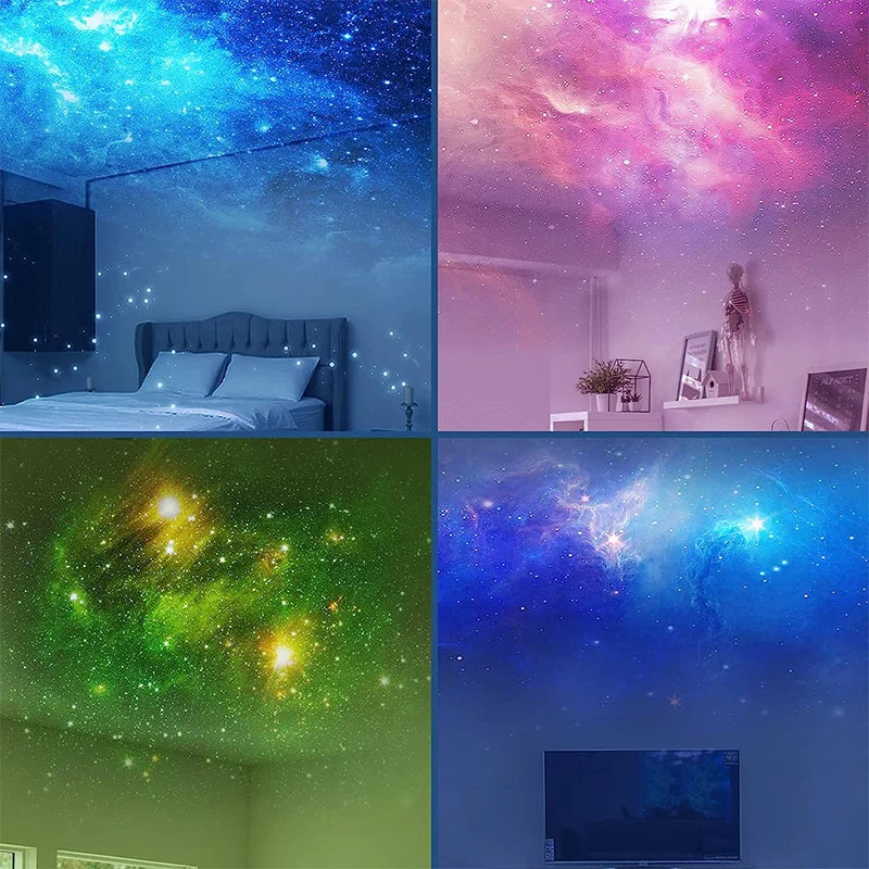 AstroDreamer Galaxy: Astronaut LED Star Projector - Starry Night Light for Bedroom & Home Decor