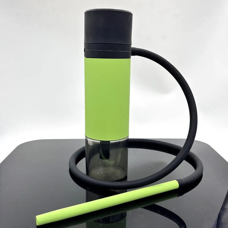 Travel Shisha Buddy: Acrylic & Silicone Hookah Cup for Outdoor, Car, and Beach - Portable Narguile Set