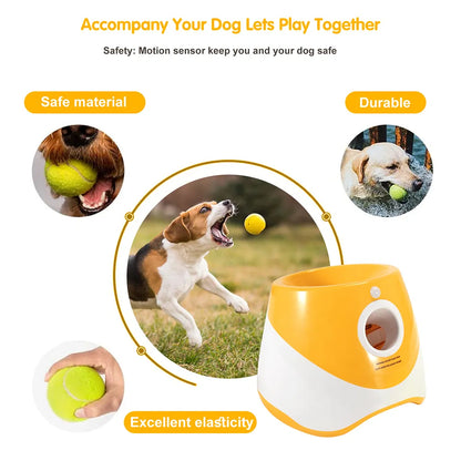 Launch into Playtime: The Ultimate Auto-Throwing Ball Launcher for Dogs & Cats