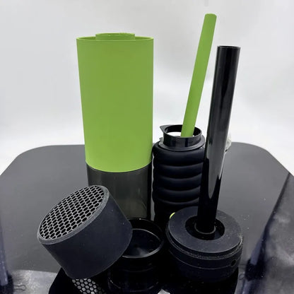 Travel Shisha Buddy: Acrylic & Silicone Hookah Cup for Outdoor, Car, and Beach - Portable Narguile Set