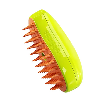 3-in-1 Electric Pet Grooming Comb: Steamy Dog and Cat Hair Brush with Massage and Spray Features for Efficient Hair Removal